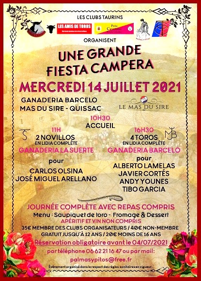 fiesta camp 14 juillet