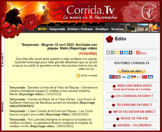 corrida tv